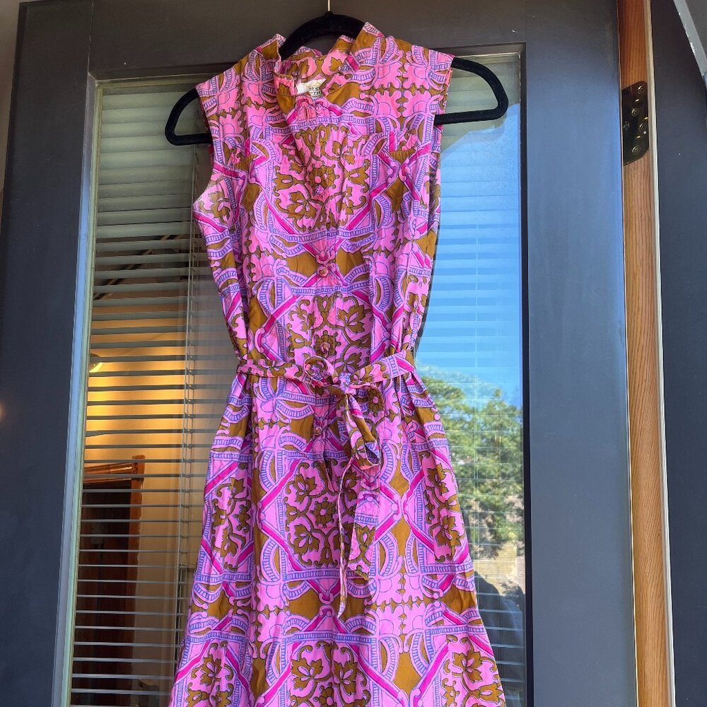 Vintage patterned button dress